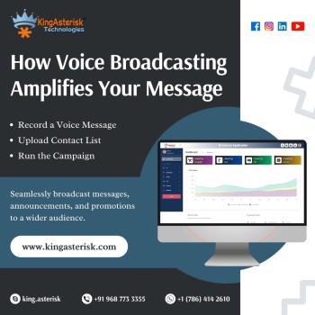 🎙️ KingAsterisk Technologies - Amplify Your Message with Voice Broadcasting!