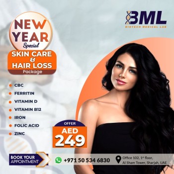 Skin Care and Hair Loss Package |  Biotech Medical Lab Sharjah