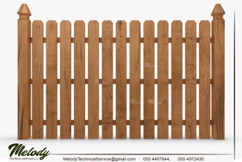 Wooden Fence For Home And Garden Privacy in Dubai (4)