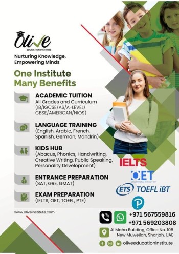 Best Exam Preparation Center Near New Muwaileh: Olive Education Institute