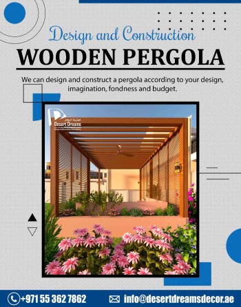 Timber Pergola Company in Dubai | Top Quality Pergola Design in Uae.