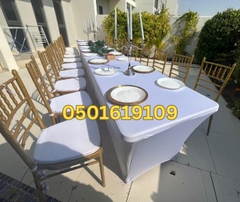 Premium Event Furnishings Chair and Table Rentals in Dubai