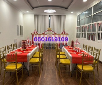 'Arabian Nights Rentals: Exclusive Chairs & Tables for Your Event'