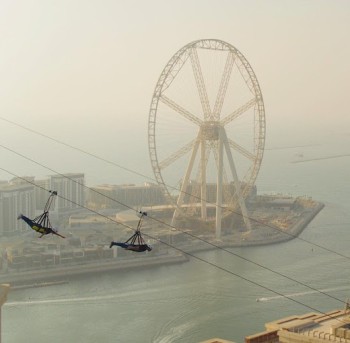 Adrenaline Rush: Soar Above Dubai with Zipline Thrills