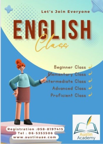 Spoken English Classes in Sharjah with Best Discount  058-8197415