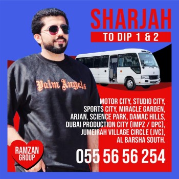 Sharjah to DIP Motor city IMPZ JVC 055 5656254