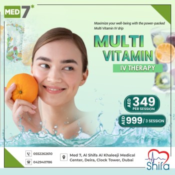 IV Drip at Home in Dubai | Elevate Your Well-Being with Med7's Multi-Vitamin IV Therapy