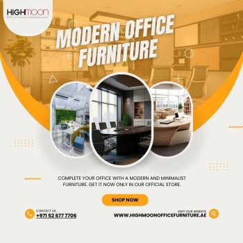 Transform Your Workspace with Highmoon's Modern Office Furniture in Dubai