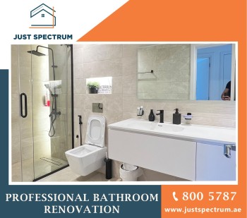 Professional and Affordable Bathroom Renovation Services in dubai - Just Spectrum