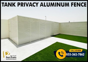 Tank Privacy Aluminum Fences in UAE