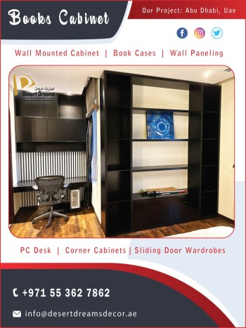 Books Cabinets in UAE_Interior Company in Uae