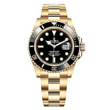Rolex Submariner Date Yellow Gold 41Mm Watch - Haute Horologe