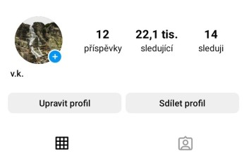 Instagram profile - 20000 followers