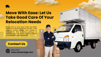 Yellow And Grey Modern Moving Services Facebook Cover 