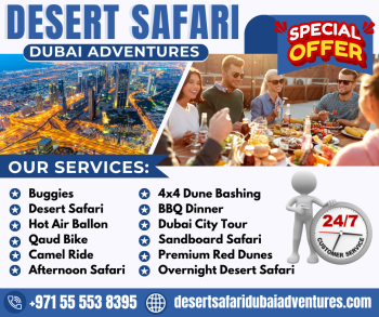 Desert Safari Dubai ADventures | +971 55 553 8395