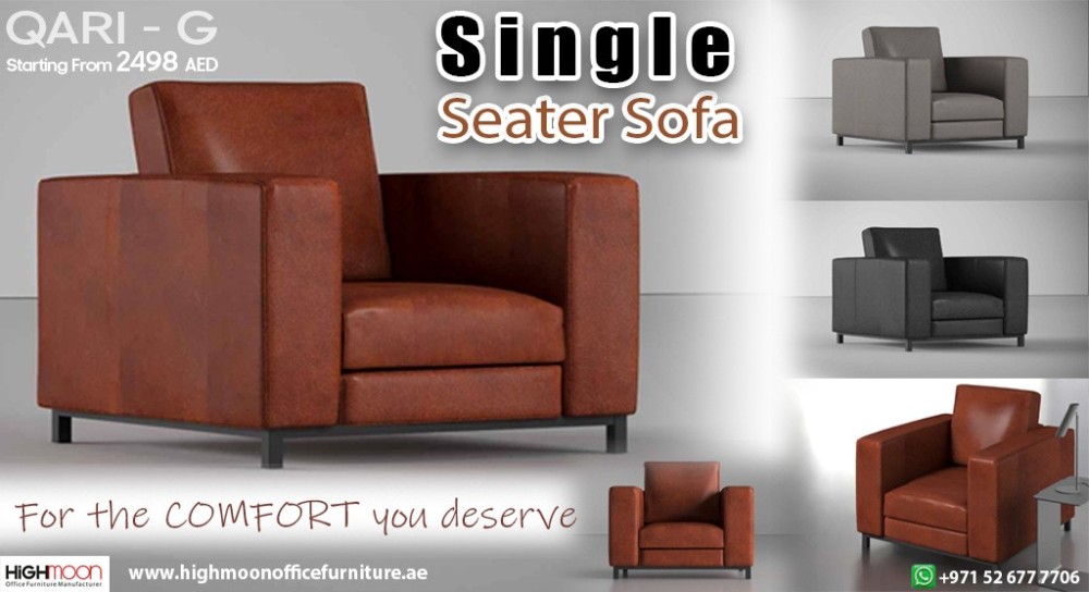Single Seater Sofa - Buy Top Quality Office Sofas at Highmoon