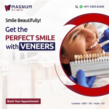 Magnum Dental Clinic - Perfect Smile with Veneers in Dubai