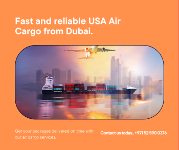 Reliable Dubai to USA Cargo Service