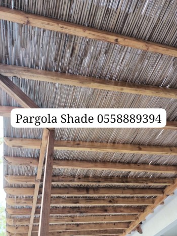 bamboo shade roof