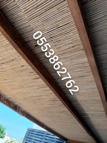 Bamboo reed roofing