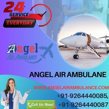 Hire Angel Air Ambulance Service in Mumbai with Superb Ventilator Setup