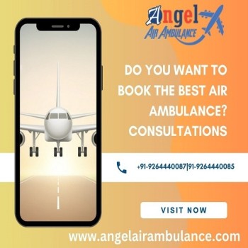 Book Outstanding Angel Air Ambulance Service in Kolkata at Budget-friendly