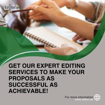 Get our professional Proposal Editing Help in the UAE