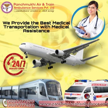 Book Panchmukhi Air and Train Ambulance from Patna with Life-Saving Medical Machinery