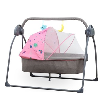 Baby Cradle gray tone Pink dubai