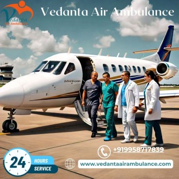 Avail of High-tech Vedanta Air Ambulance Services in Varanasi with Top-class Medical Care 