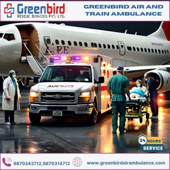 Use ICU-Based Green Bird Air and Train Ambulance Services in Jamshedpur with Medical Assistance