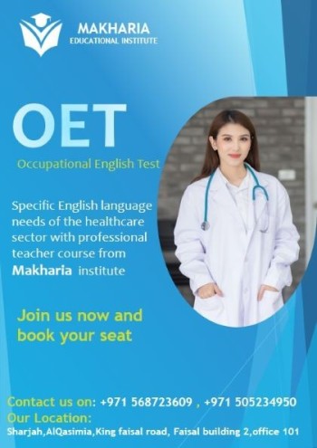 TAKE THE FIRST STEP TOWARD YOUR DREAM OET NOW WITH MAKHARIA