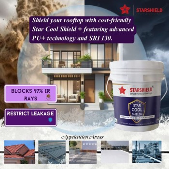 Star Cool Shield - Heat Resistant Solar Reflective Cool Roof Coating