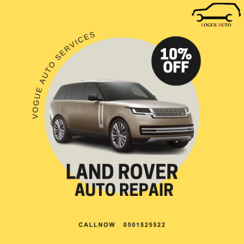 Range Rover and Land Rover maintenance garage in Dubai