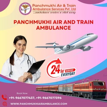 At Budget-Friendly Fare Hire Panchmukhi Air Ambulance Services in Mumbai with ICU