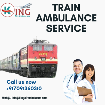 Pick King Train Ambulance  Service In Kolkata For Health Support Doctor Team