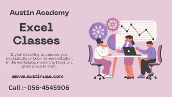 Excel classes in Sharjah wth Best Offer Call 0564545906