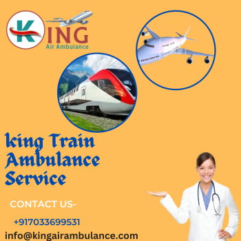 Use King Train Ambulance In Kolkata For Emergency Patient Relocation