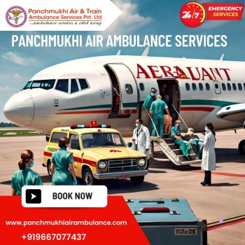 Use Panchmukhi Air and Train Ambulance Services in Mumbai at Genuine Fare with CCU Facility