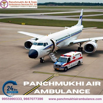 Panchmukhi Air and Train Ambulance Services in Allahabad with Life-Sustaining Medical Features