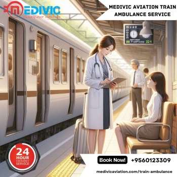 Use Medivic Aviation Train Ambulance Service in Ranchi for High-class Medical Teams