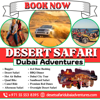 Desert Safari Dubai Adventures | +971 55 553 8395