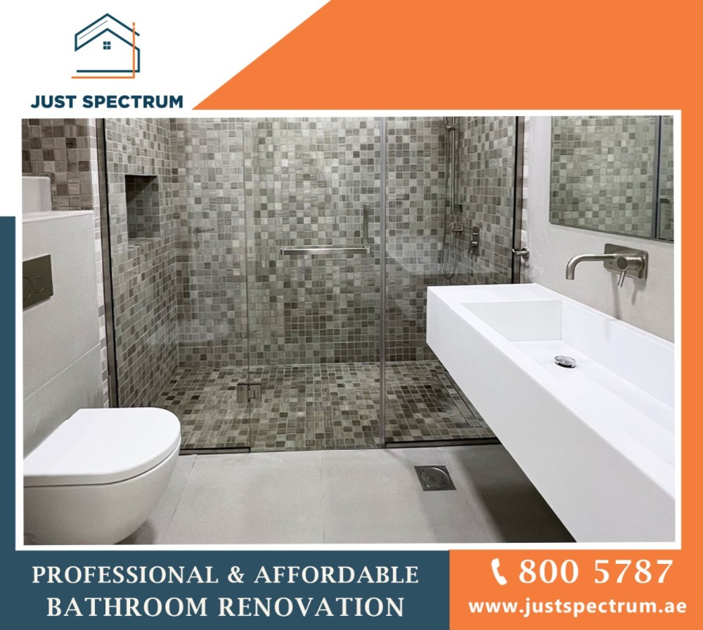 Professional and Affordable Bathroom Renovation in dubai - Just Spectrum