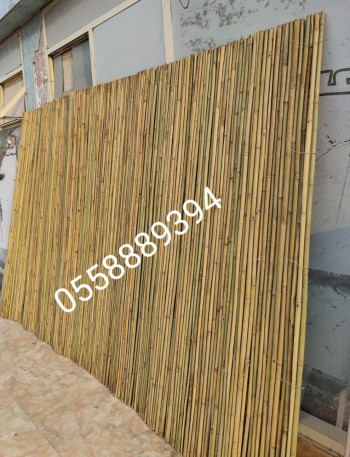 Bamboo poles and Thicker bamboo Fence Dubai