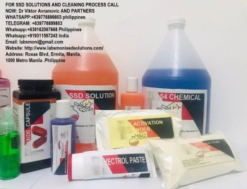 SSd solutions chemicals for cleaning black dollars and euros 