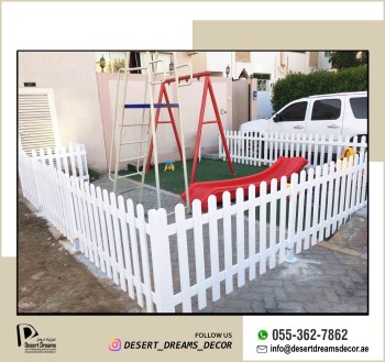 Wooden Slatted Fences and Gates in Uae | Natural Wood Fencing Dubai.