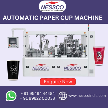 Transform Packaging with Our Automatic Paper Cup Machine In UAE