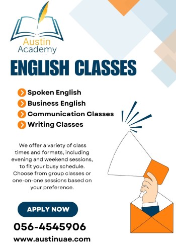 Spoken English Classes in Al Majaz Call 0564545906