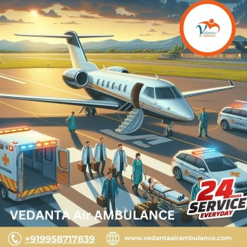 Use the Fastest Vedanta Air Ambulance Service in Patna with a Modern Medical Setup