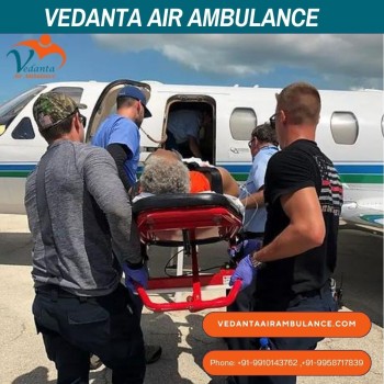 Vedanta Air Ambulance in Patna with a Superior Healthcare Facility